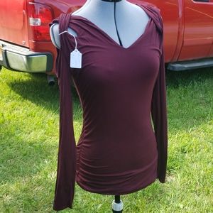 Maroon blouse